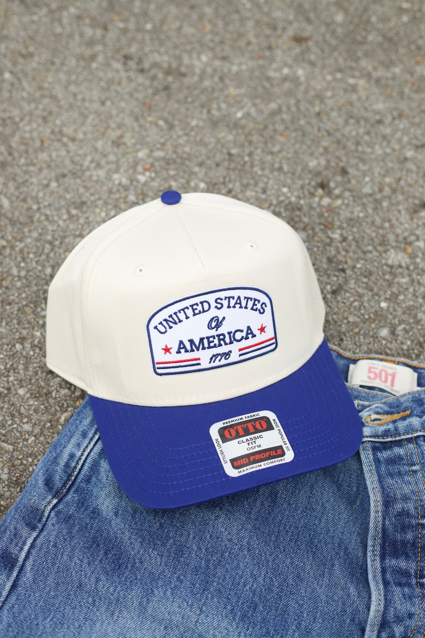 UNITED STATES HAT - CREAM