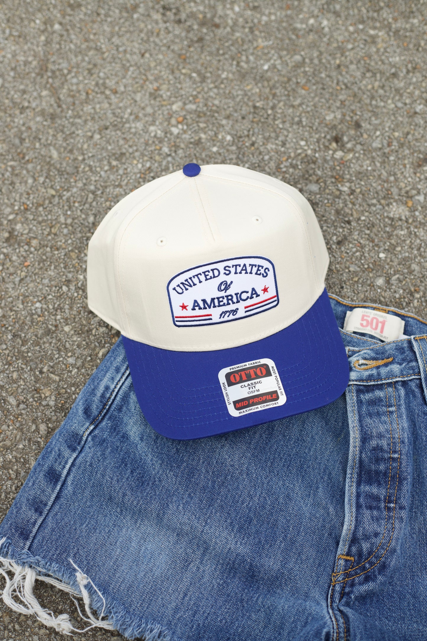 UNITED STATES HAT - CREAM