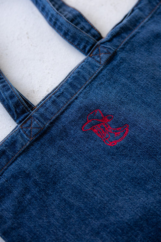 Cowboy Boot Jean Tote