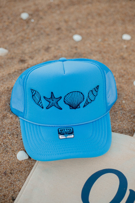 SEASHELL HAT - BLUE