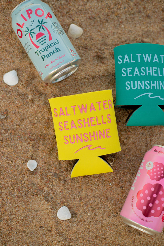 SALTWATER,SEASHELLS,SUNSHINE KOOZIE