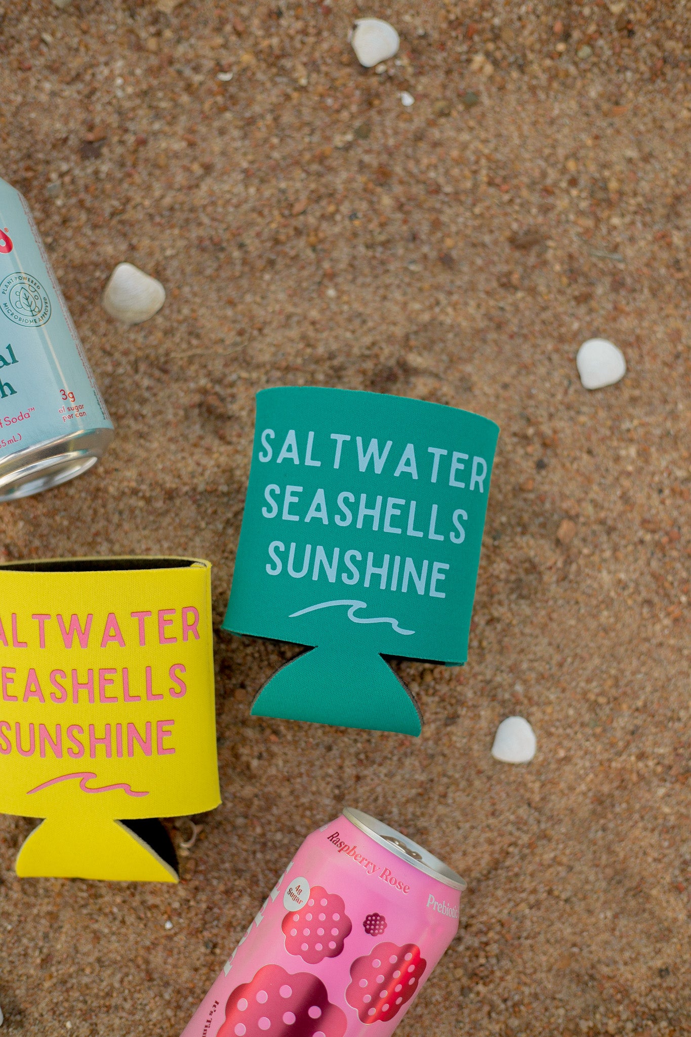 SALTWATER,SEASHELLS,SUNSHINE KOOZIE