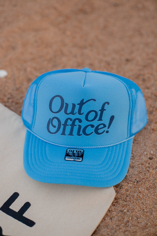 OUT OF OFFICE HAT - BLUE