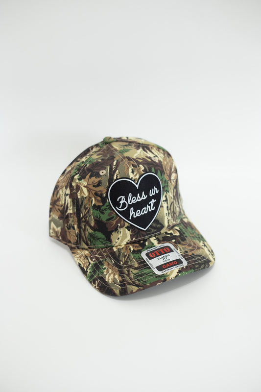 BLESS YOUR HEART HAT - CAMO
