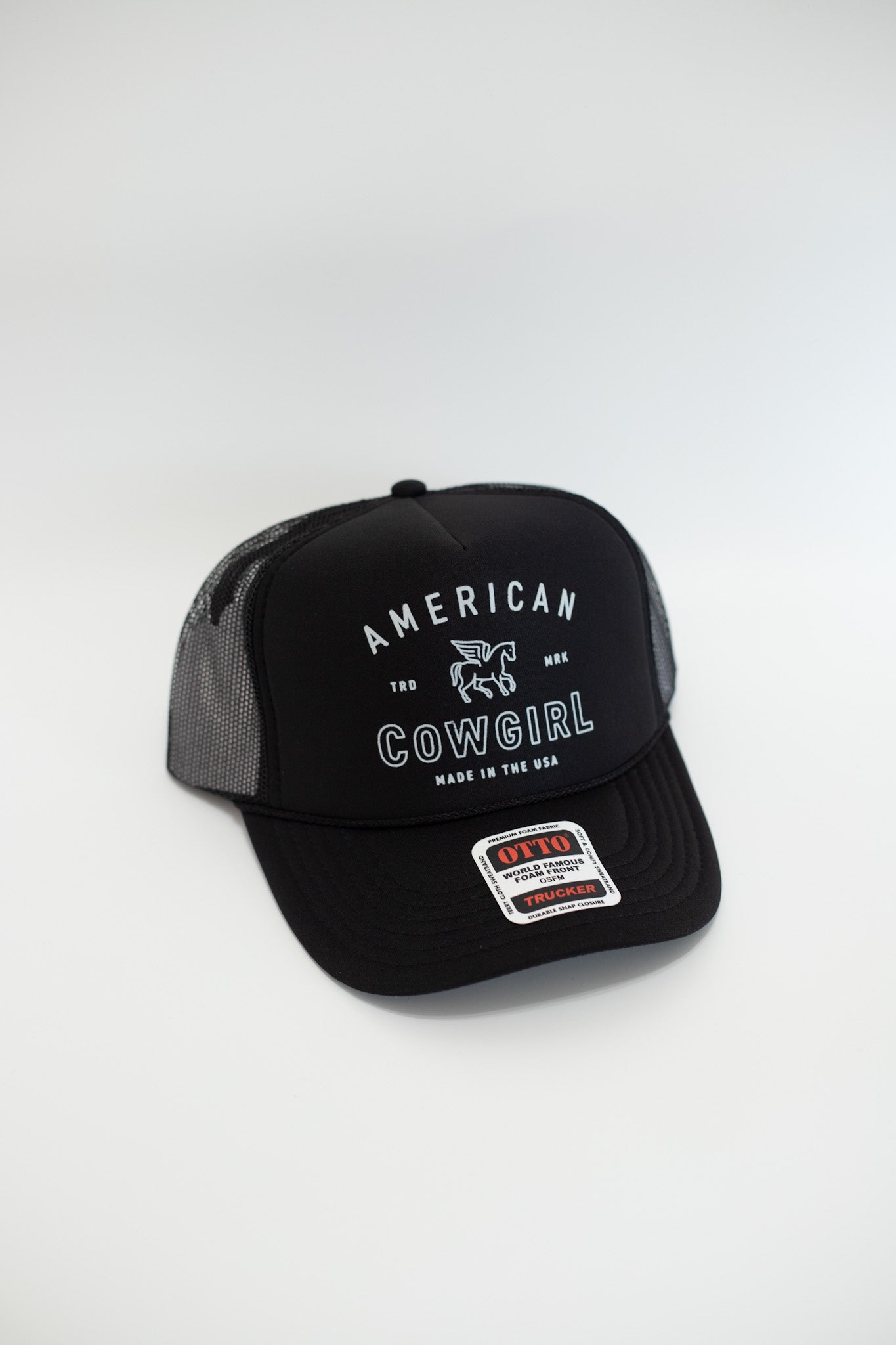 AMERICAN COWGIRL TRUCKER HAT