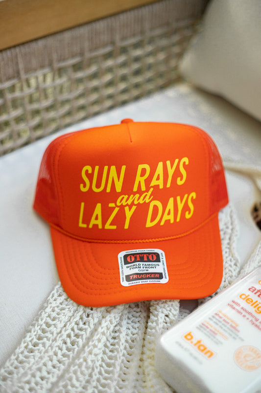SUN RAYS AND LAZY DAYS HAT