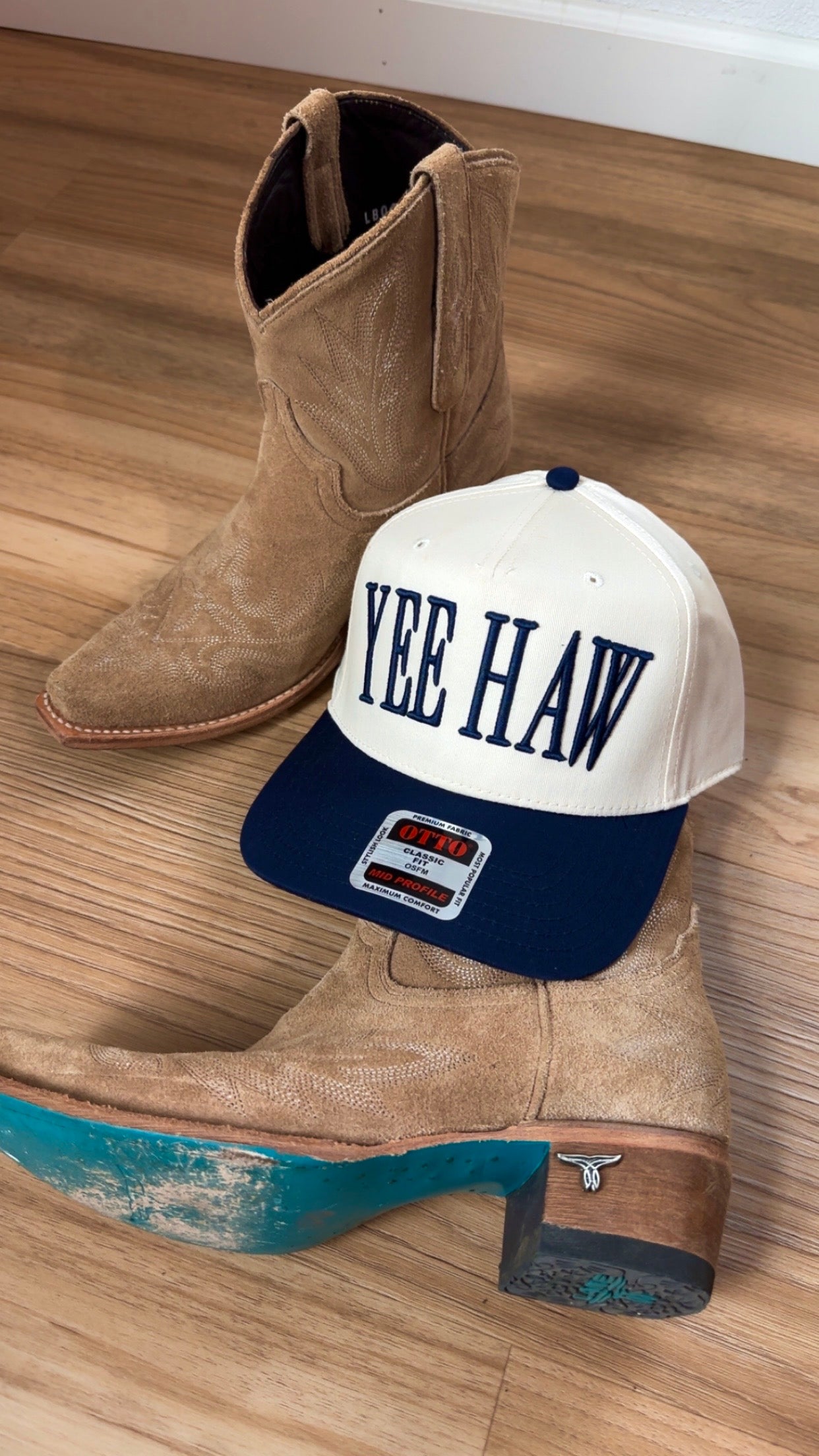 YEE HAW HAT - NAVY