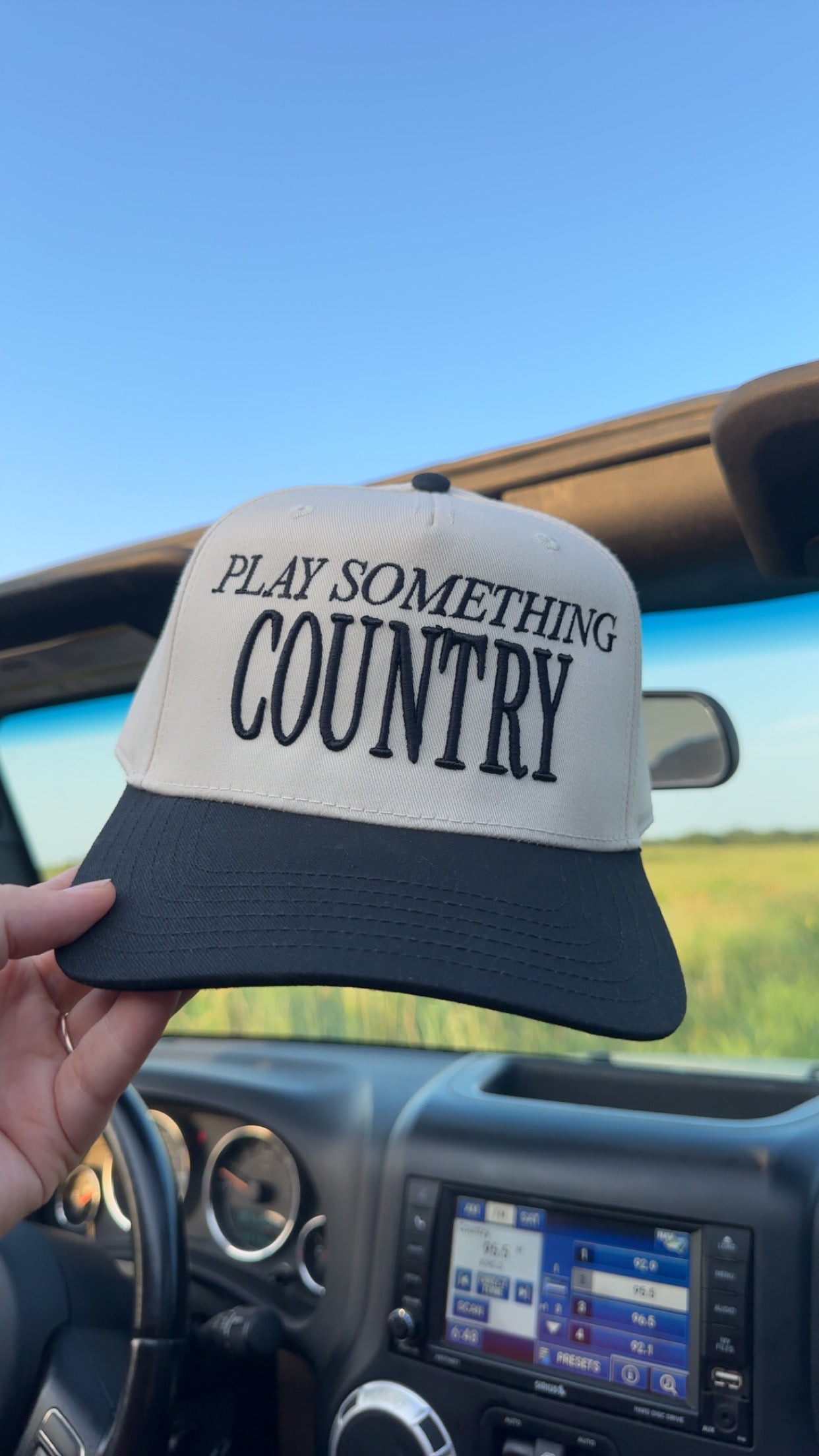 Play Something Country (BLACK) Hat