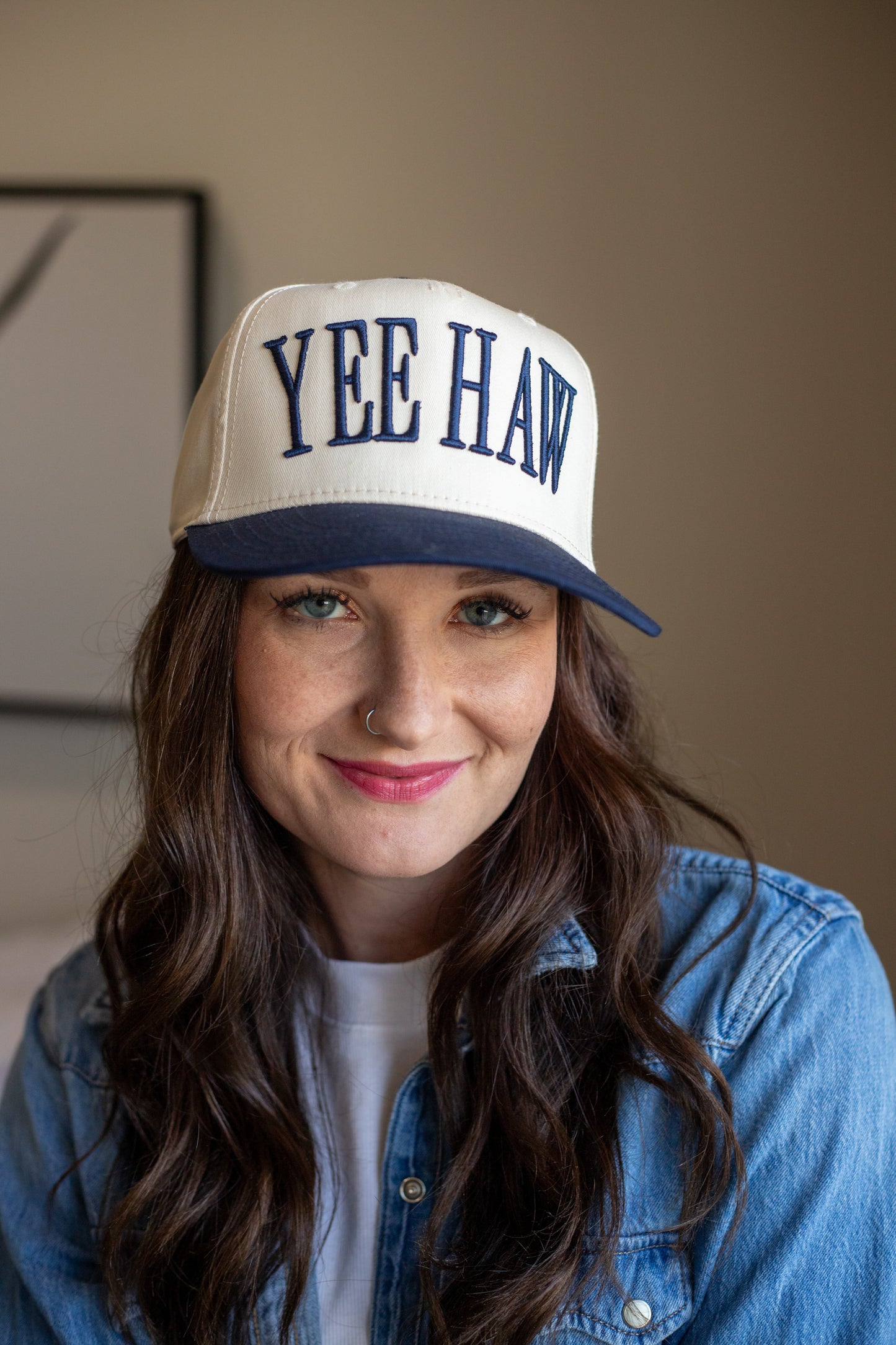 YEE HAW HAT - NAVY