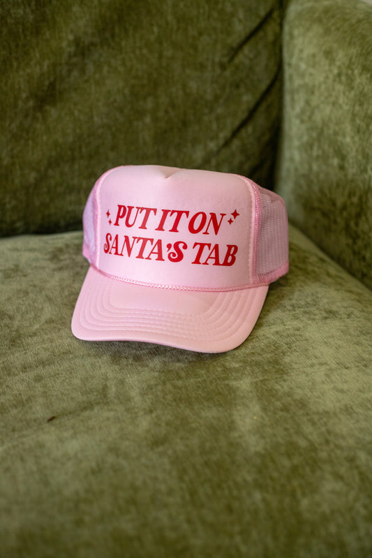 PUT IT ON SANTAS TAB HAT