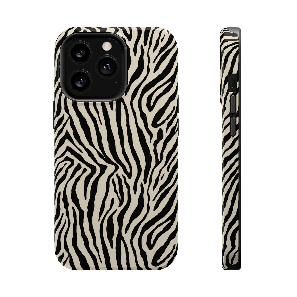 Zebra Print Magnetic Phone Case