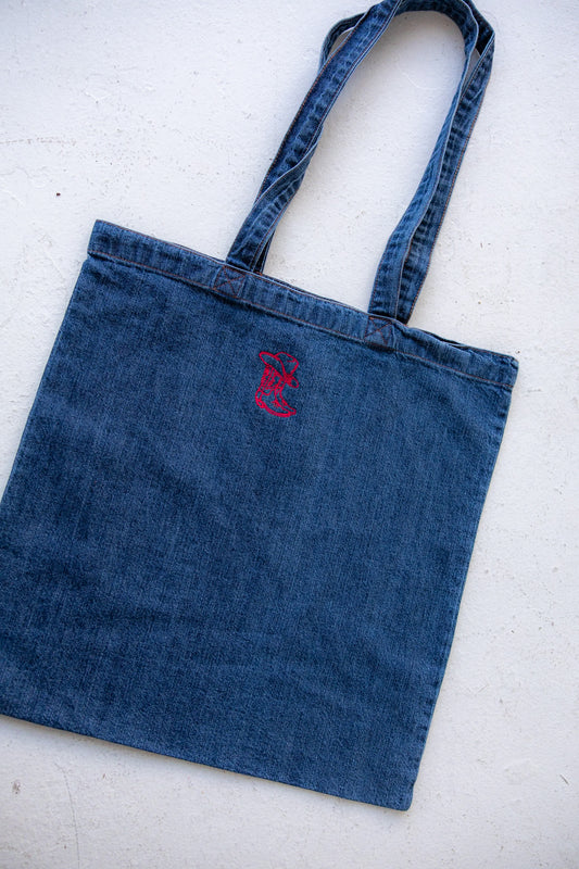 Cowboy Boot Jean Tote