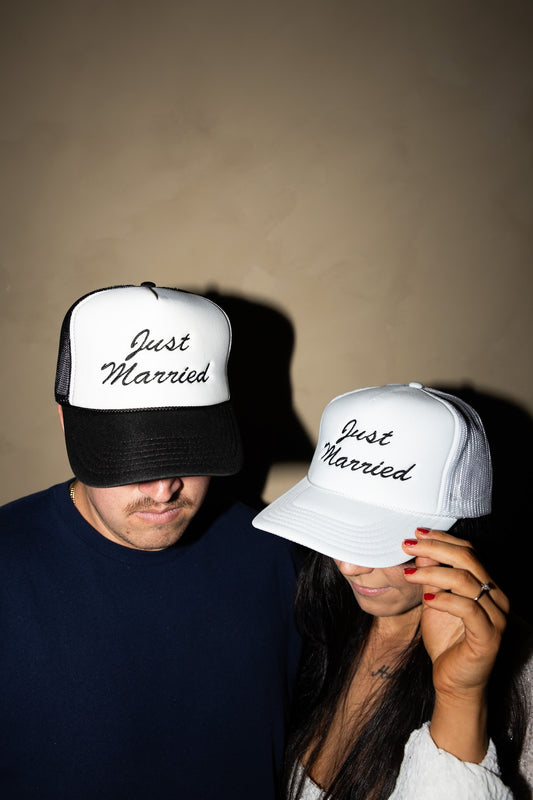 Just Married Trucker Hat