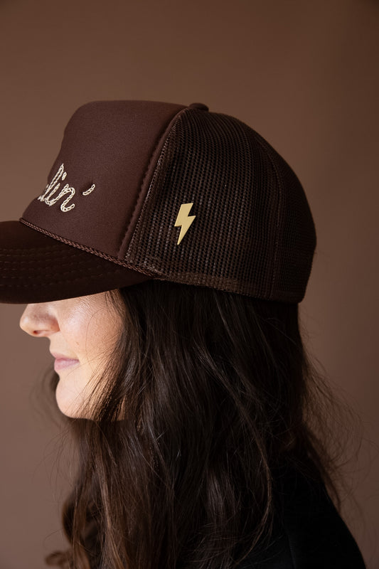 Gold Lightning Bolt Pin