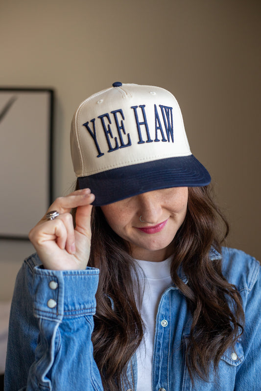 YEE HAW HAT - NAVY