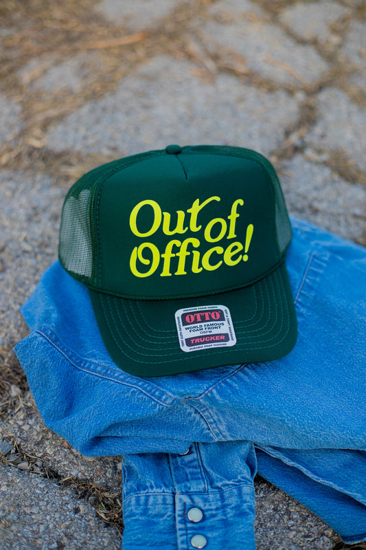 OUT OF OFFICE HAT - GREEN