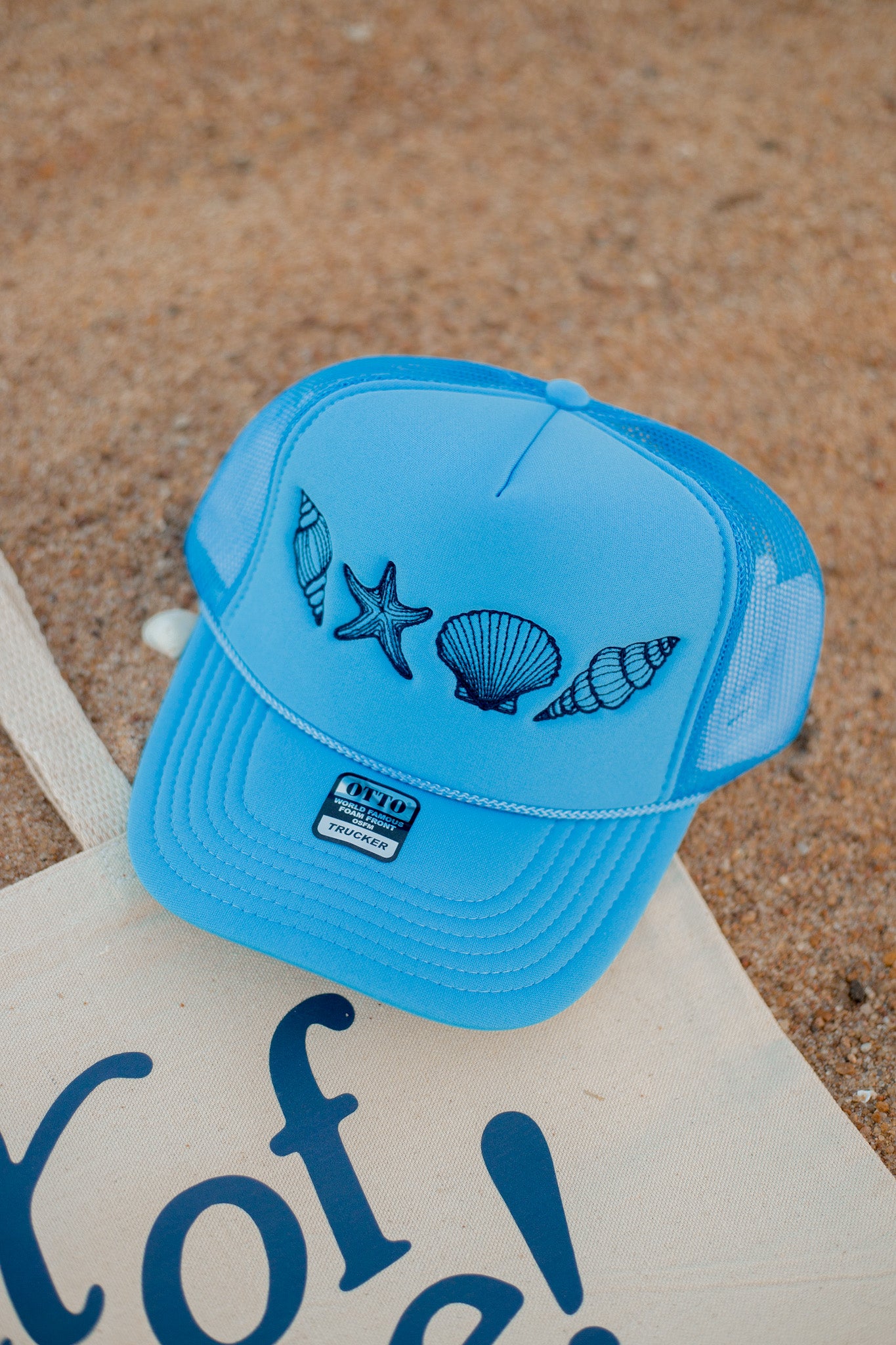 SEASHELL HAT - BLUE