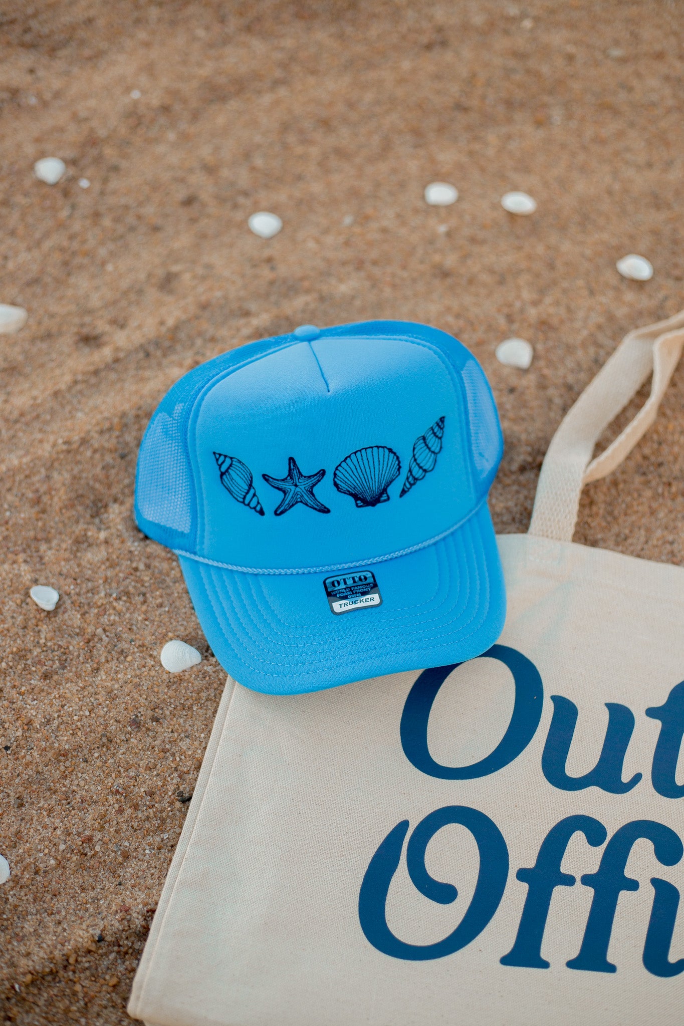 SEASHELL HAT - BLUE