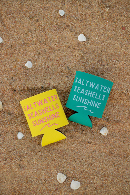 SALTWATER,SEASHELLS,SUNSHINE KOOZIE