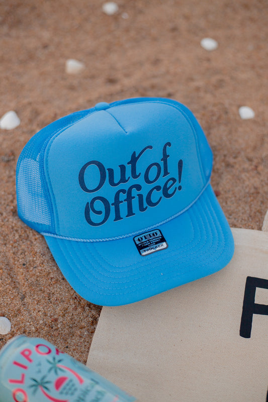 OUT OF OFFICE HAT - BLUE