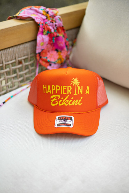 HAPPIER IN A BIKINI HAT