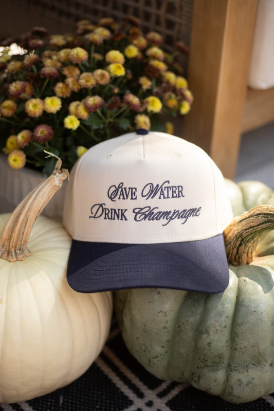 SAVE WATER DRINK CHAMPAGNE HAT